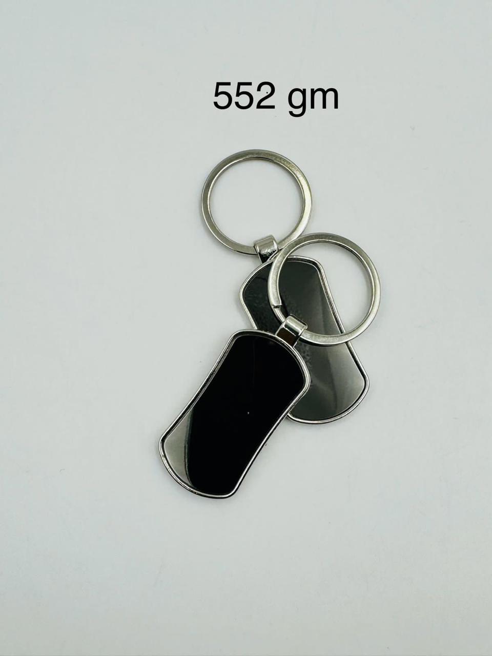 StyleNest - Silver & Black Keychain
